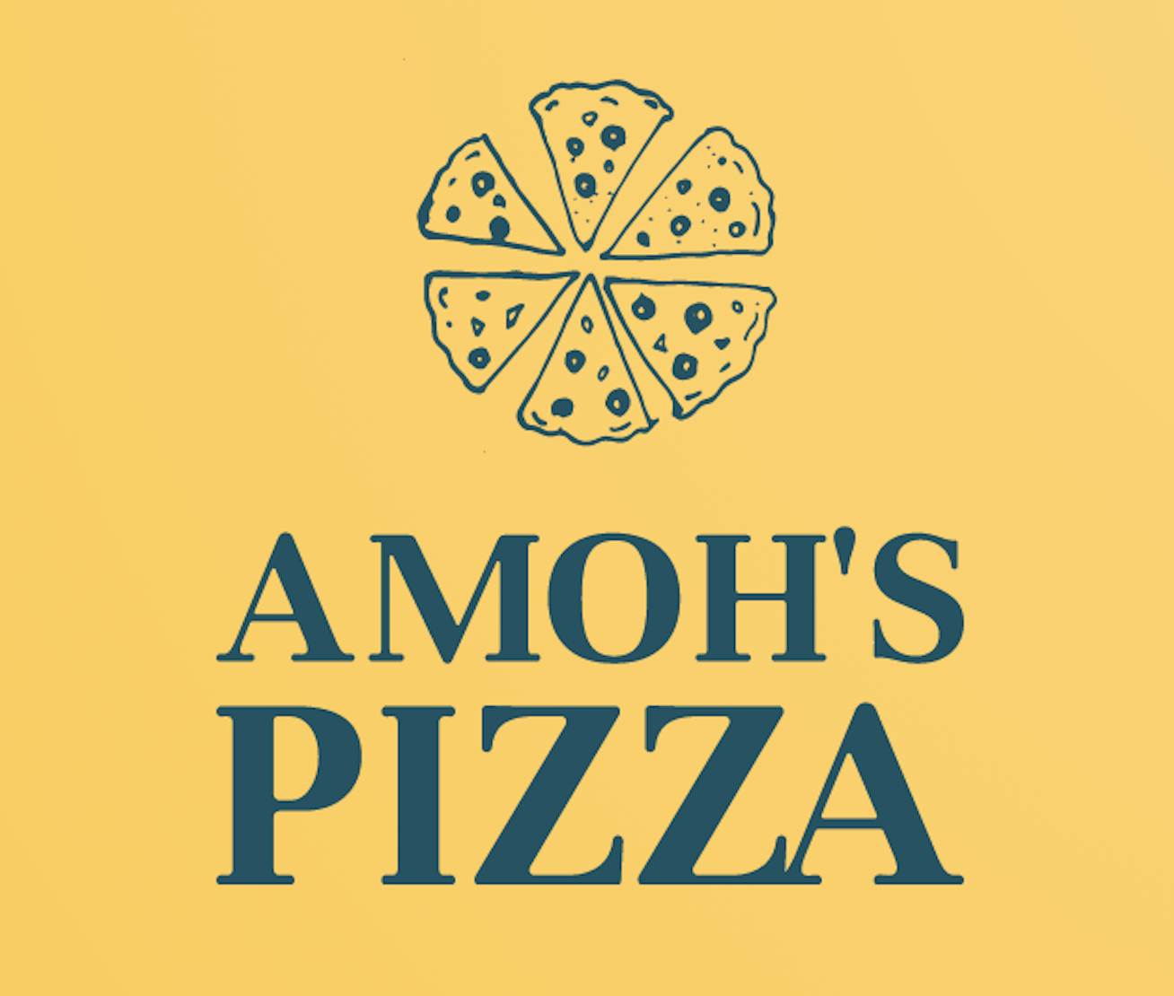 Image of Amoh's Pizza Official Logo